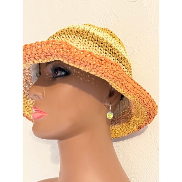 Silver 925 Green Cz Dangle Earrings - Picture 8 of 8